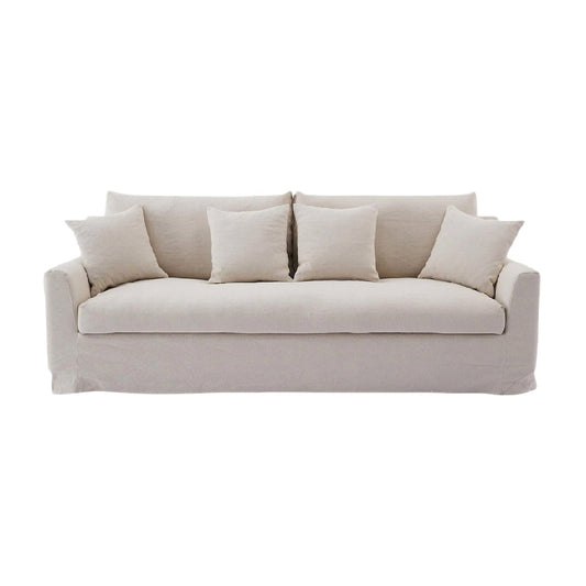 Sofa for living room use in fabric material - 200 x 90 x 80