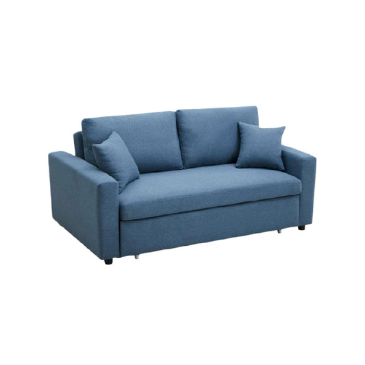 Sofa bed for living room in fabric material - 190 x 85 x 85