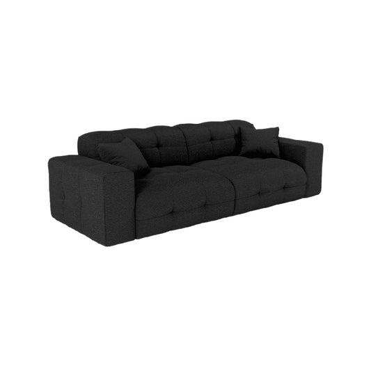 Sofa for living room use in fabric material - 200 x 90 x 85